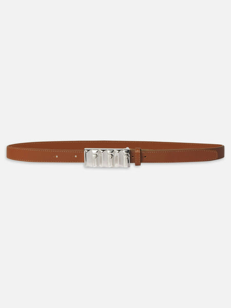 FRAME - Sculptural Belt - Cognac