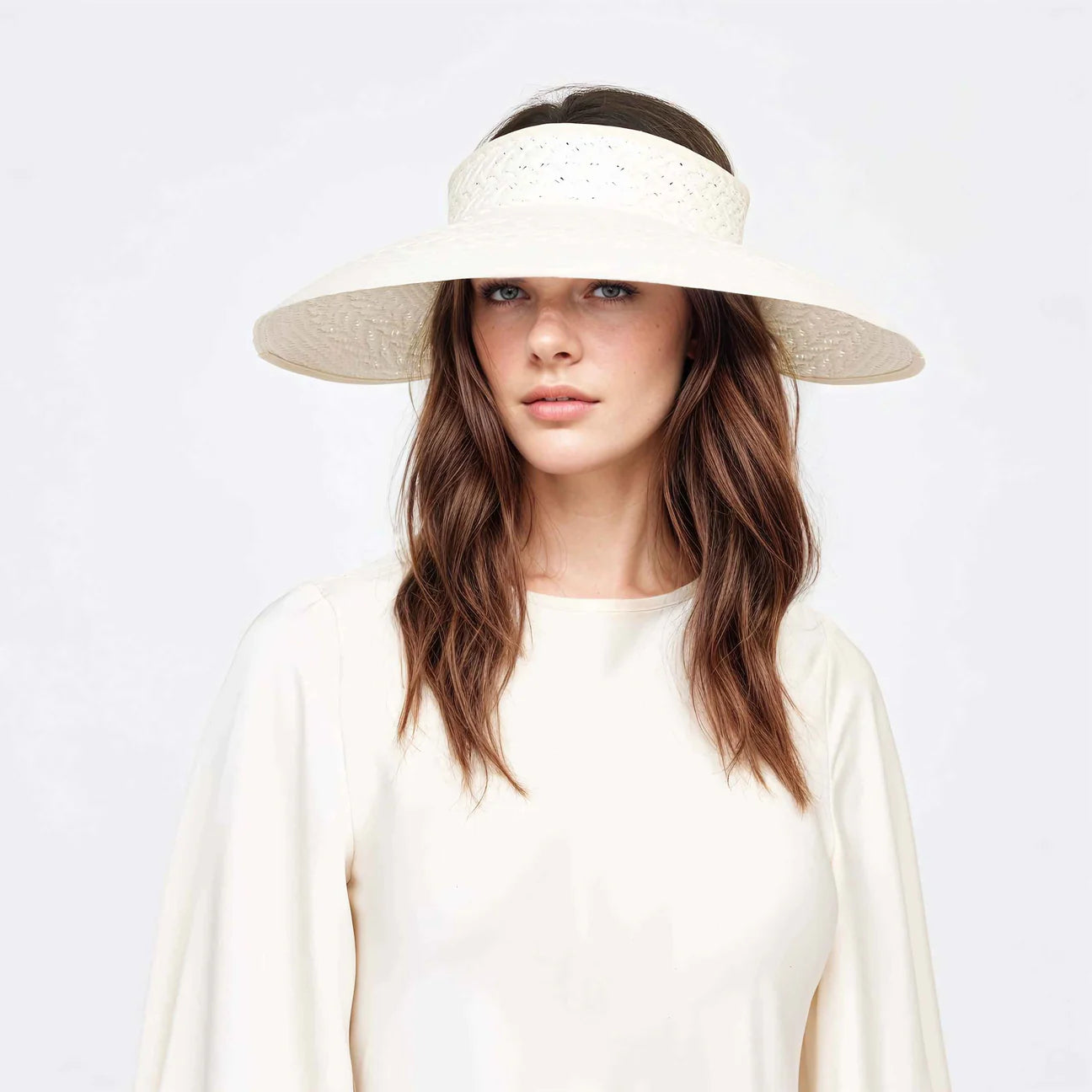 Freya - Redwood Visor - White