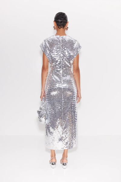 SIMONMILLER - Sequin Argan Dress - Satellite Silver