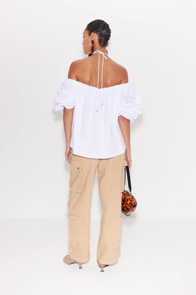 SIMONMILLER - Oleander Poplin Top - Macadamia