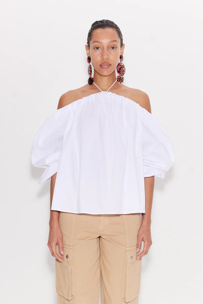 SIMONMILLER - Oleander Poplin Top - Macadamia