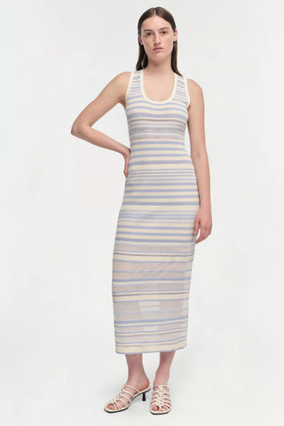 SIMKHAI - Ander Dress - French Blue Stripe