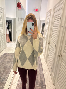 NAADAM - Luxe Diamond Sweater - Cement