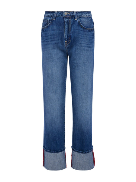 L’AGENCE - Leighton Cuffed Stovepipe Jean - Brentwood