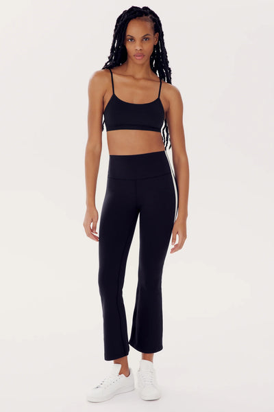 SPLITS59 - Raquel High Waist Crop - Black/White