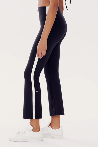 SPLITS59 - Raquel High Waist Crop - Black/White