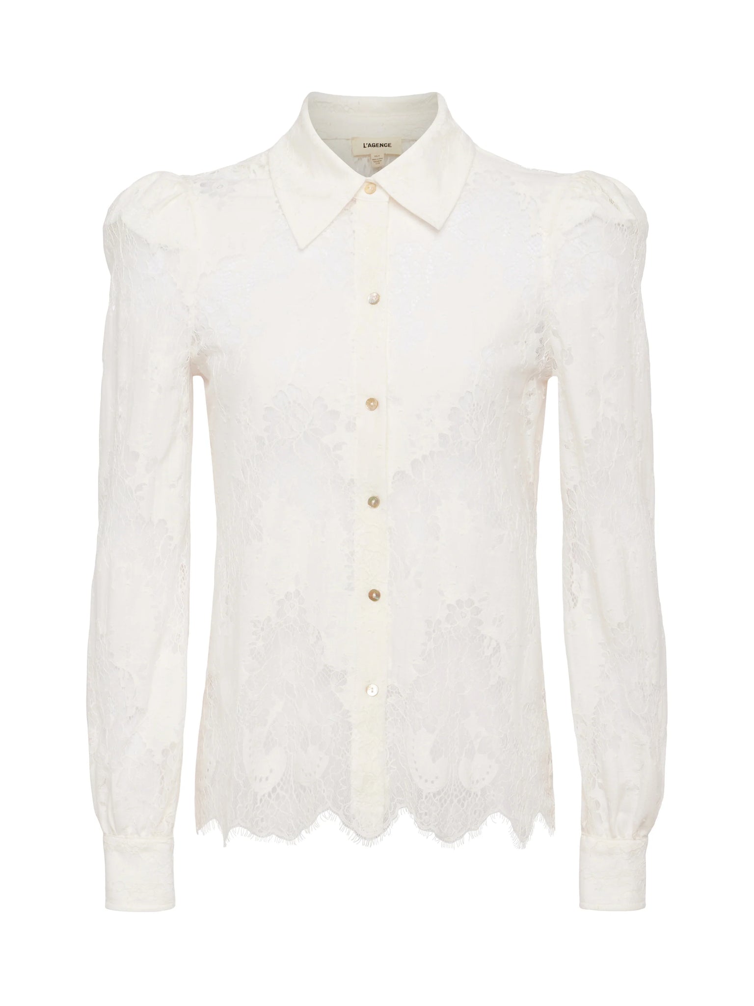 L'AGENCE - Jenica Blouse - Ivory Lace