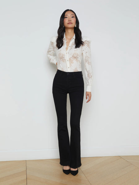 L'AGENCE - Jenica Blouse - Ivory Lace