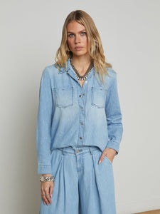 L'AGENCE - Isla Denim Shirt - Lozano