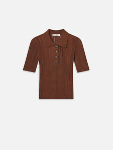 FRAME - Laddered Rib Polo
- Light Camel