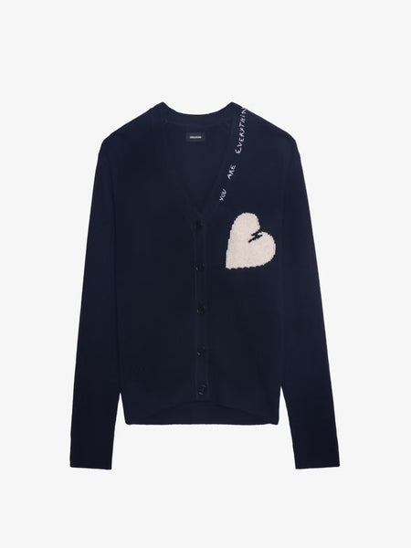 ZADIG&VOLTAIRE - Travia Cashmere Cardigan - Encre