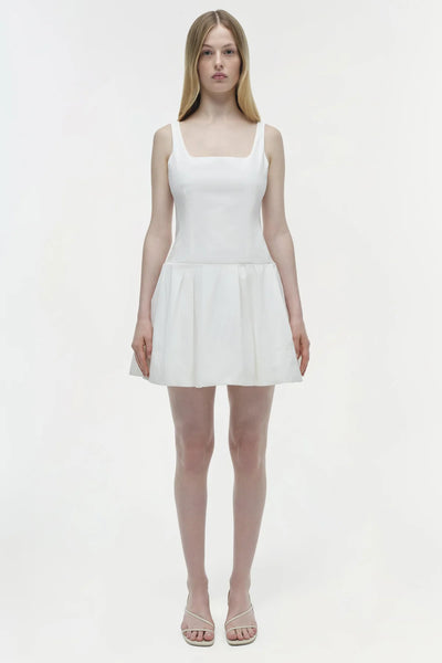 SIMKHAI - Lucy Cotton Mini Dress - White