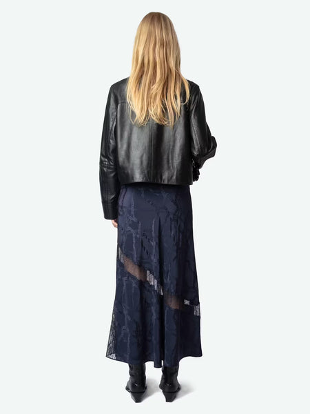 ZADIG&VOLTAIRE - Jaylal Silk Skirt - Encre