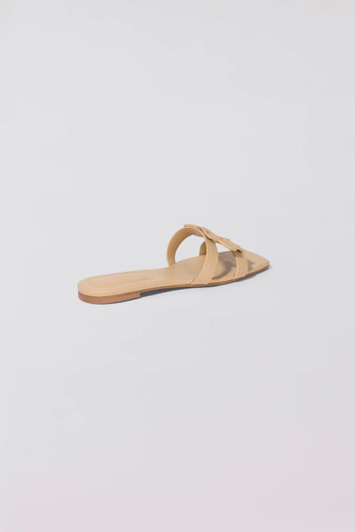 SIMKHAI - Monogram Flat Slide - Camel