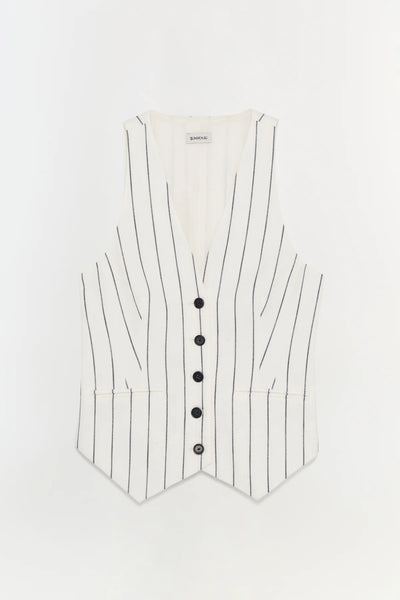 SIMKHAI - Sabina Vest - Midnight Stripe