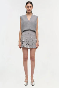 SIMKHAI - Larissa Skirt - Heather Gray