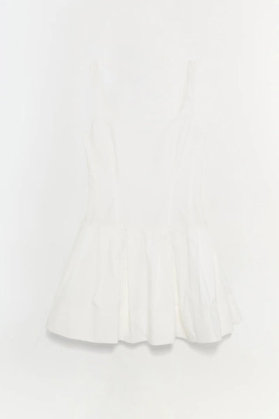 SIMKHAI - Lucy Cotton Mini Dress - White