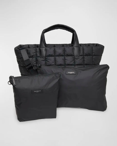 VeeCollective - Porter Padded Weekender Bag - Matte Black