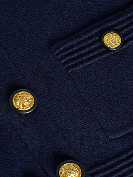 L'AGENCE - Catie Knit Cardigan - Midnight/Gold