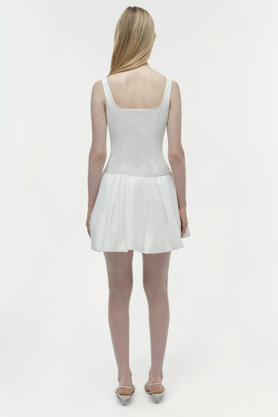 SIMKHAI - Lucy Cotton Mini Dress - White