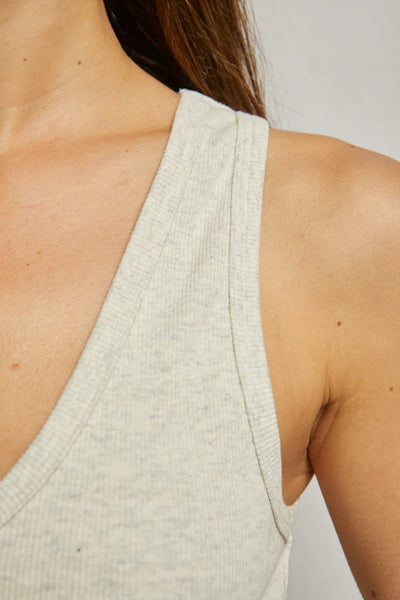 Perfect White Tee - Maria Tank - Oatmeal