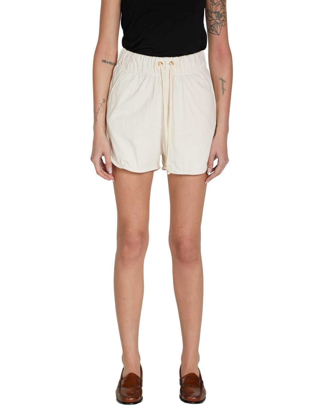 LES TIEN - Serena Scallop Short - Ivory