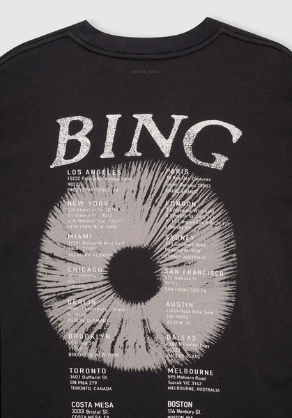 ANINE BING - Walker Tee - Vintage Black