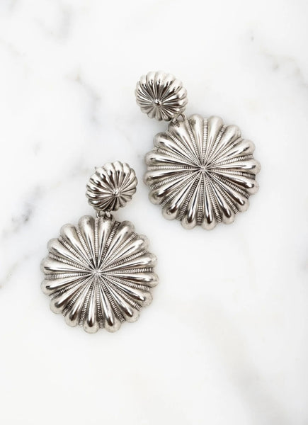 Elizabeth Cole - Valerie Earrings - Silver