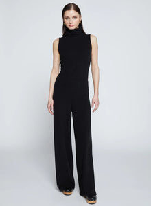 STATESIDE - Honeyluxe Flatback Rib Pant - Black