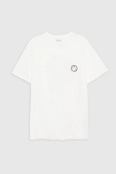 ANINE BING - Walker Tee Trip - Ivory