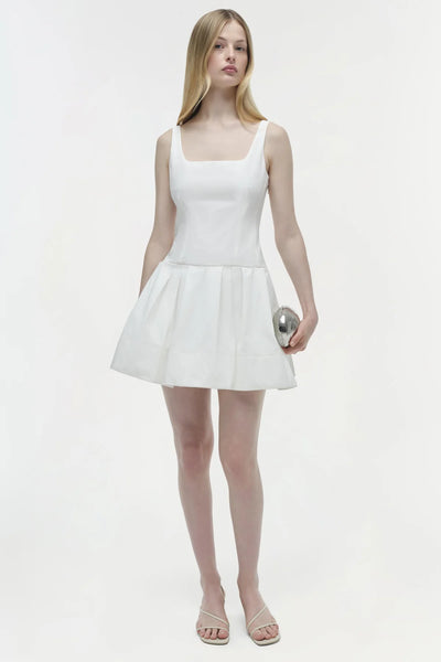 SIMKHAI - Lucy Cotton Mini Dress - White