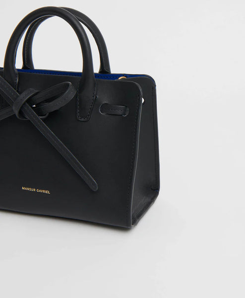 Mansur Gavriel - Mini Mini Sun Bag - Black/Royal