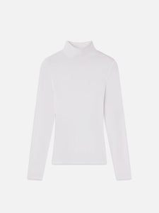 FRAME - Rib Turtleneck - White