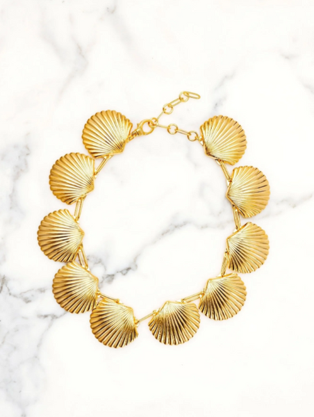 Elizabeth Cole - Clamalia Necklace - Gold