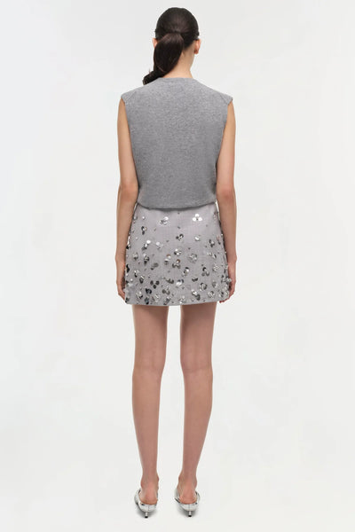 SIMKHAI - Larissa Skirt - Heather Gray