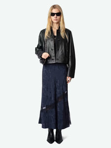 ZADIG&VOLTAIRE - Jaylal Silk Skirt - Encre