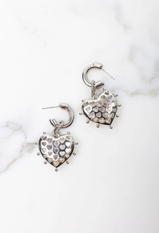 Elizabeth Cole - Darlene Earrings - Silver