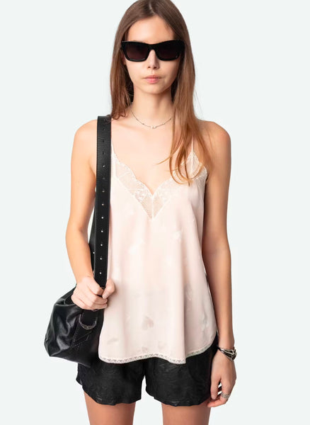 ZADIG&VOLTAIRE - Christy Heart Camisole - Pearly