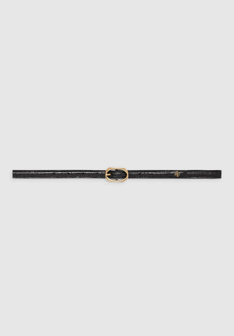 ANINE BING - Mini Mara Belt - Black Embossed