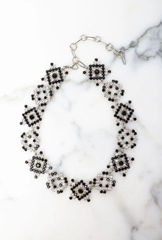 Elizabeth Cole - Patricia Necklace - Checkerboard