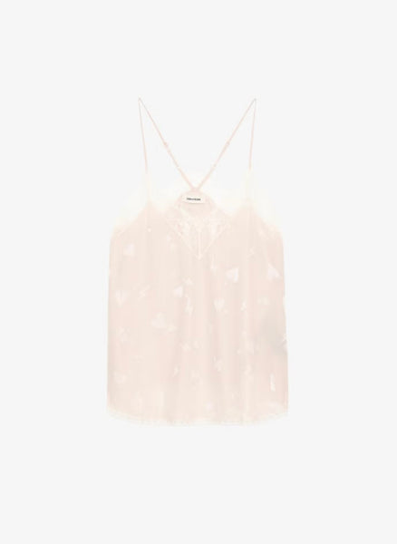 ZADIG&VOLTAIRE - Christy Heart Camisole - Pearly