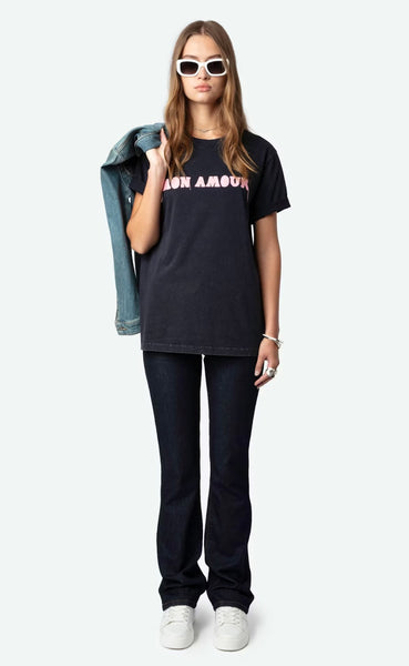 ZADIG&VOLTAIRE - Mon Amor T-Shirt - Encre