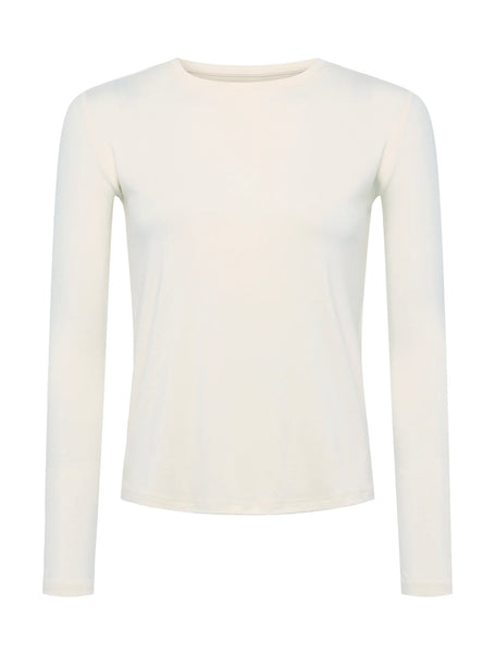 L’AGENCE - Tess Long Sleeve Tee - Vintage White