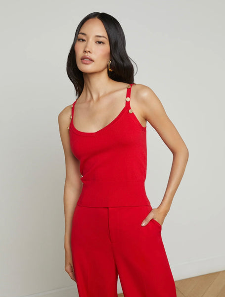 L’AGENCE - Nara Tank Set - Scarlet Red