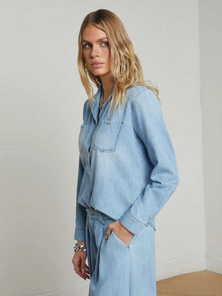 L'AGENCE - Isla Denim Shirt - Lozano