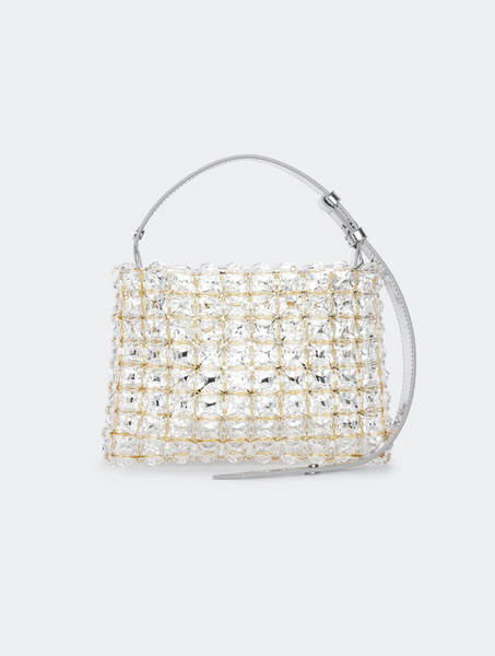 SIMON MILLER - Crystal Mini Puffin Bag - Clear