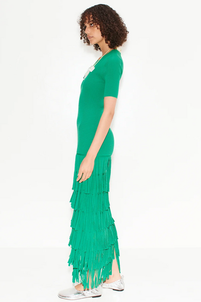 SIMON MILLER - Za Za Fringe Dress - Jade