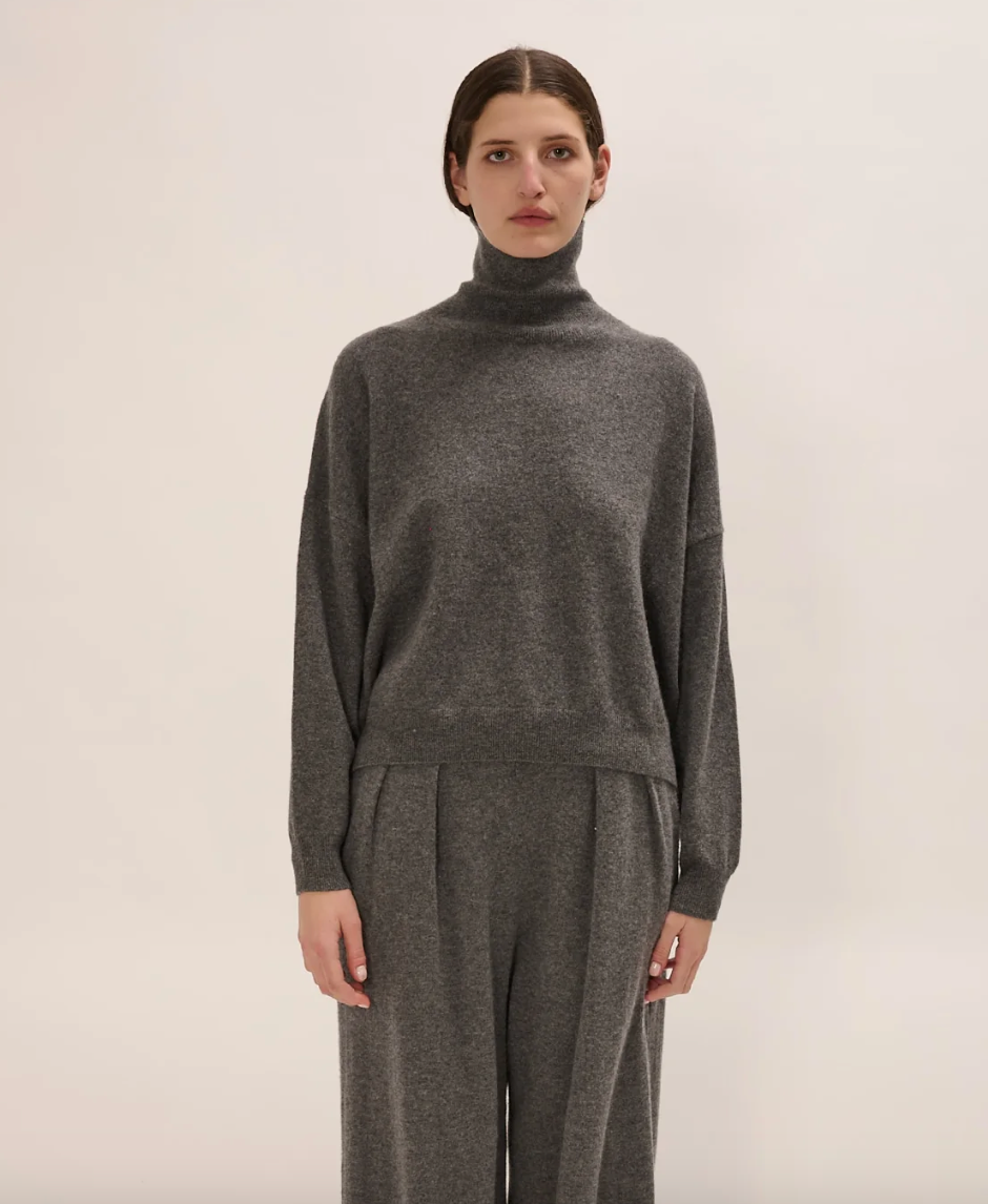 DEMYLEE - Paloma Sweater - Dark Heather Grey