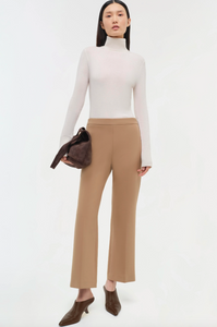 SIMKHAI - Mackenzie Straight Leg Pant - Camel