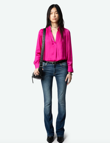 ZADIG&VOLTAIRE - Tink Satin Blouse - Clematis